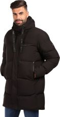 Pánský zateplený kabát NELSON-M KILPI Černá