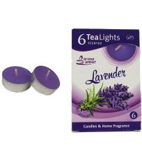 Svíčka čajová LAVENDER 6ks MSC-TL1003 MOREX