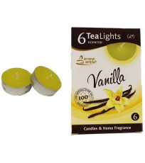 Svíčka čajová VANILLA 6ks MSC-TL1005 MOREX