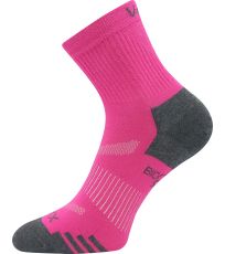 Sportovní slabé ponožky - 3 páry Boaz VoXX® magenta