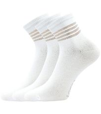 Dámské elegantní ponožky - 3 páry Fasketa Lonka bílá
