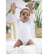 Dětské body s dlouhým rukávem BZ60 Babybugz White