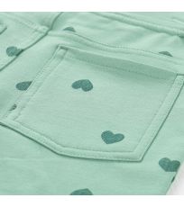 Dětské kalhoty LONGO NAX světle zelená