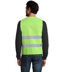 Bezpečnostní vesta SECURE PRO SOĽS Neon yellow