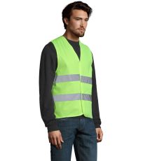 Bezpečnostní vesta SECURE PRO SOĽS Neon yellow