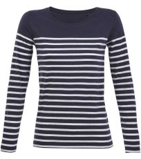 Dámské tričko s dlouhým rukávem MATELOT LSL WOMEN SOĽS French navy / White