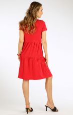 Dámské šaty s krátkým rukávem 5G025 LITEX červená