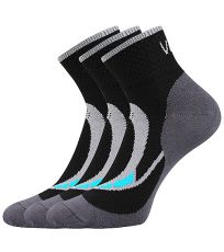 Dámské sportovní ponožky - 3 páry Lira Voxx černá