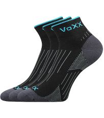 Unisex sportovní ponožky - 3 páry Azul VoXX® černá