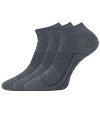 Unisex lněné ponožky - 3 páry Linemus Voxx antracit melé