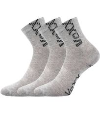 Dětské sportovní ponožky - 3 páry Adventurik Voxx světle šedá melé