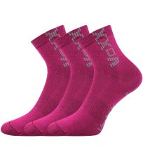 Dětské sportovní ponožky - 3 páry Adventurik VoXX® fuxia