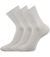 Unisex ponožky s volným lemem - 3 páry Diarten Boma bílá