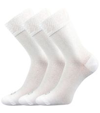 Unisex ponožky - 3 páry Eli Lonka bílá