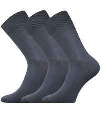 Unisex ponožky - 3 páry Radovan-a Boma tmavě šedá