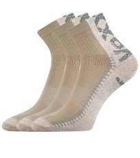 Pánské sportovní ponožky - 3 páry Revolt Voxx béžová