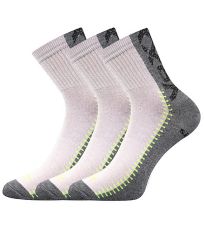 Pánské sportovní ponožky - 3 páry Revolt Voxx světle šedá