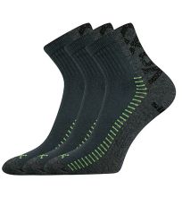 Pánské sportovní ponožky - 3 páry Revolt Voxx tmavě šedá
