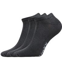 Unisex sportovní ponožky - 3 páry Rex 00 VoXX® tmavě šedá