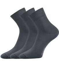 Unisex ponožky - 3 páry Zazr Boma tmavě šedá