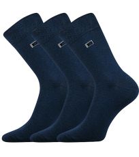 Pánské vzorované ponožky - 3 páry Žolík II Boma tmavě modrá