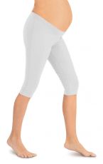 Těhotenské leggings pod kolena 99410 LITEX Bílá