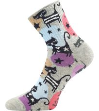 Dámské trendy ponožky Agapi Voxx kočky
