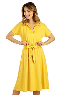 Dámské košilové šaty 5E104 LITEX žlutá