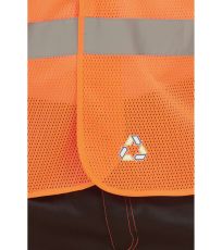 Reflexní síťovaná vesta HVW120 YOKO Fluorescent Orange