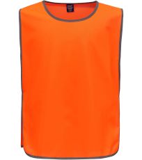 Unisex reflexní vesta HVJ259 YOKO Fluorescent Orange