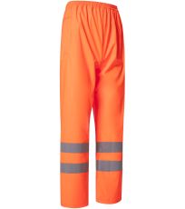 Hi-Vis prodyšné kalhoty do deště HVS451 YOKO Fluorescent Orange