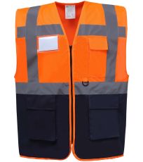 Reflexní multifunkční vesta HVW801 YOKO Fluorescent Orange