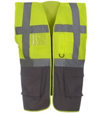 Reflexní multifunkční vesta HVW801 YOKO Hi-Vis Yellow