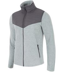 Pánská fleecová mikina H4Z17-PLM002 4F GREY MELANGE