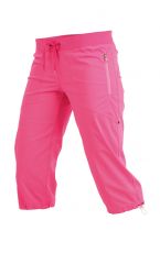 Kalhoty dámské v 3/4 délce bokové 99583 LITEX reflexně růžová