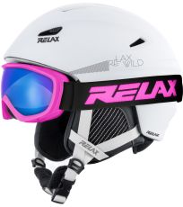 Lyžařská helma WILD RELAX bílá