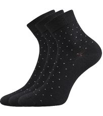 Dámské ponožky s volným lemem - 3 páry Fiona Lonka světle šedá
