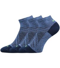 Unisex sportovní ponožky - 3 páry Rex 15 Voxx jeans melé