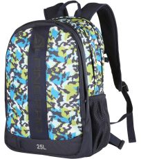 Dětský školní batoh se svítícím logem 25L NERAX ALPINE PRO mood indigo