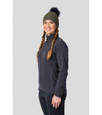 Dámská fleece mikina LIVELA II HANNAH anthracite mel