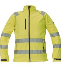 Pánská softshellová bunda HI-VIS SHELDON HV Cerva