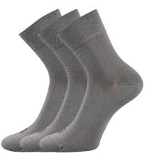 Unisex ponožky - 3 páry Demi Lonka světle šedá