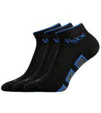 Unisex sportovní ponožky - 3 páry Dukaton silproX Voxx černá