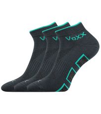 Unisex sportovní ponožky - 3 páry Dukaton silproX Voxx tmavě šedá