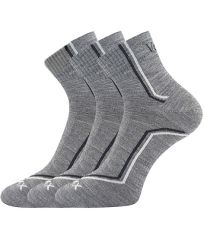 Pánské sportovní ponožky - 3 páry Kroton silproX Voxx světle šedá