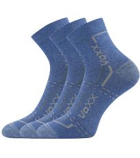 Unisex sportovní ponožky - 3 páry Franz 03 Voxx jeans melé