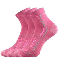 Unisex sportovní ponožky - 3 páry Franz 03 Voxx růžová