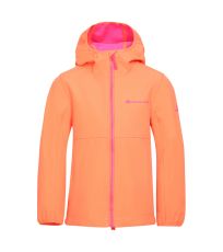 Dětská softshellová bunda ONNO ALPINE PRO Neon coral