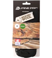 Antibakteriální ponožky z merino vlny DERERE ALPINE PRO černá