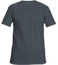 Unisex tričko TEESTA Cerva kamenně šedá